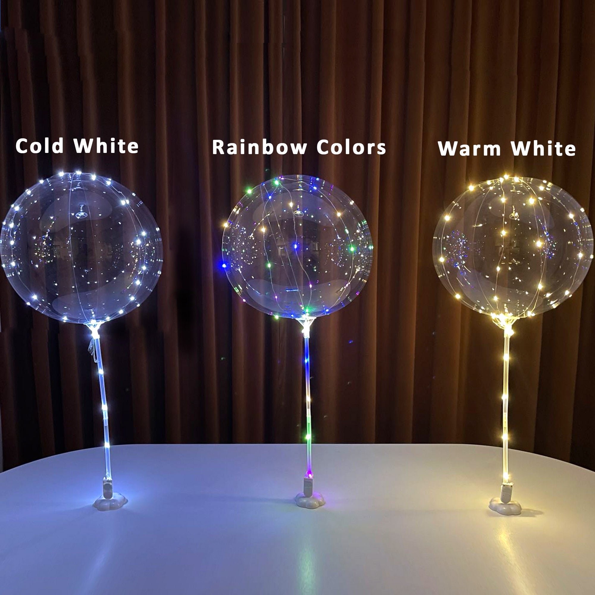 Lighted balloons on on sale a stick